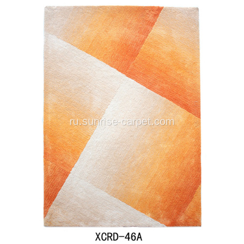 Микроволокно ковер с дизайном и оттенками цвета